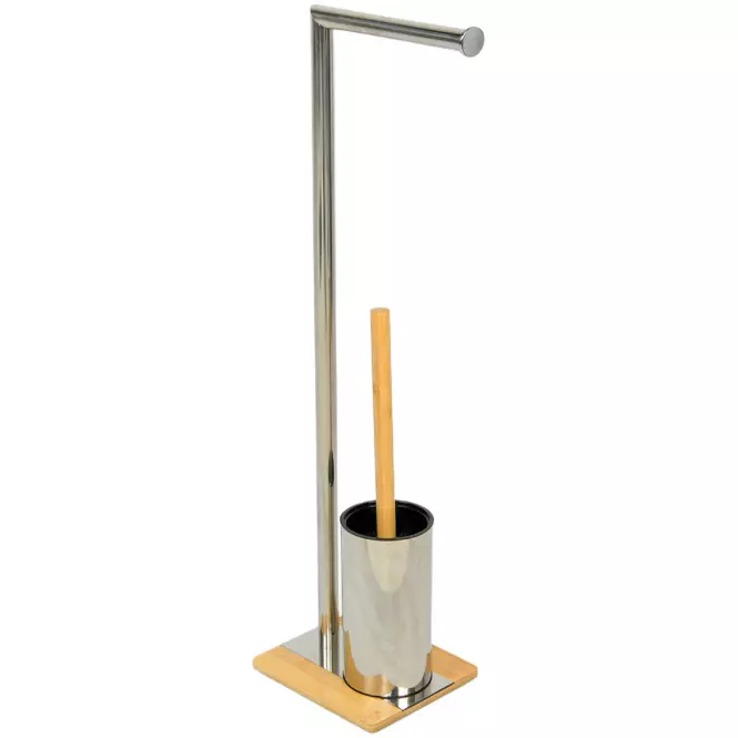 Stojak Wc Bambus/Stal Bpl0121aa