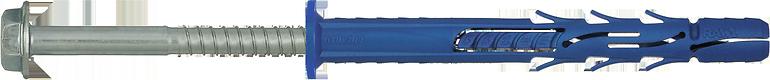 Rawlplug Kołek ramowy z kołnierzem z ocynkowanym wkrętem z łbem heksagonalnym R-FF1 10x120 mm