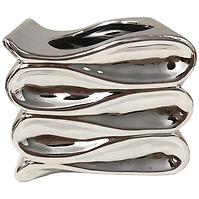 Doniczka YS44172S Electroplating Effect 14x12x11,5 Silver
