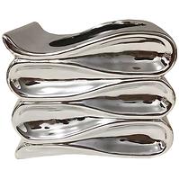 Doniczka YS44172L Electroplating Effect 16x13,5x13 Silver