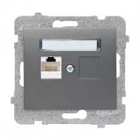 Gniazdko komputerowe GPK-1D/M.GR Sigma RJ45 poj.