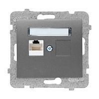 Gniazdko komputerowe GPK-1D/M.GR Sigma RJ45 poj.