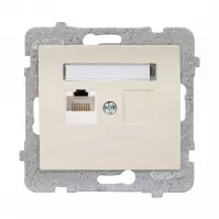 Gniazdko komputerowe GPK-1D/M.JB Sigma  RJ45 poj.