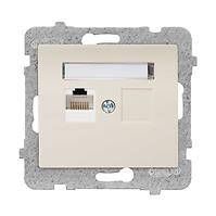 Gniazdko komputerowe GPK-1D/M.JB Sigma  RJ45 poj.