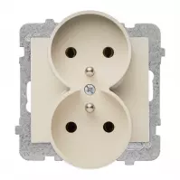 Gniazdo podwĂłjne GP-2Dz/M.JB Sigma z/U