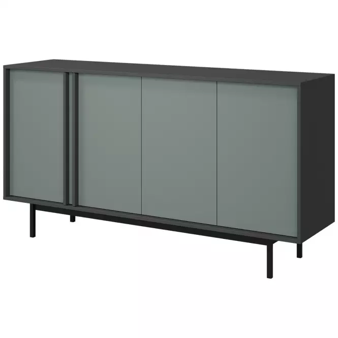 Komoda 160 Alsy 6 Aloes/Antracyt