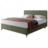Łóżko Wave z topperem 140x200 Manila 34/Tilia 37
