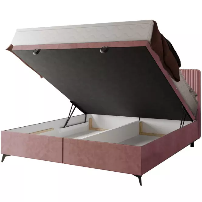Łóżko Wave z topperem 140x200 Manila 29/Tilia 62
