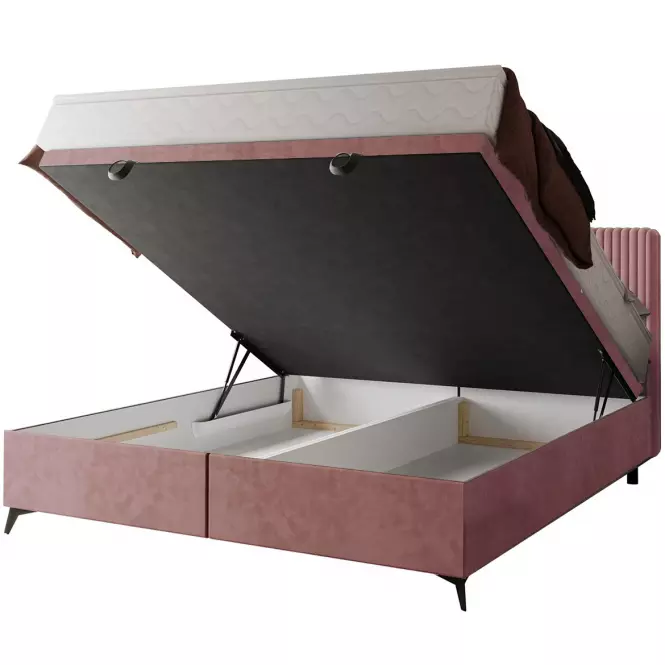 Łóżko Wave z topperem 160x200 Manila 29/Tilia 62