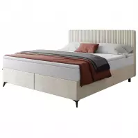 Łóżko Wave z topperem 180x200 Manila 01/Tilia 03