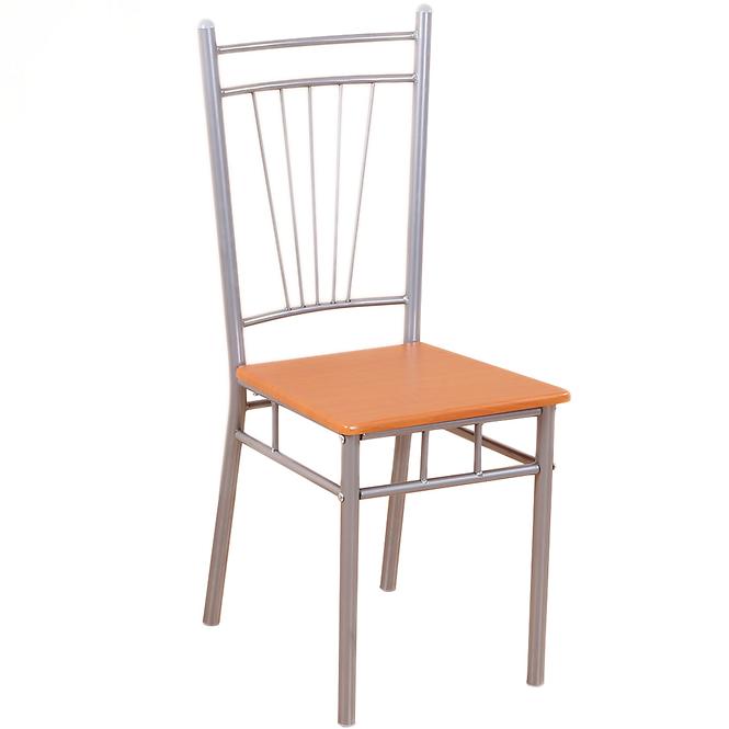 Zestaw stół i krzesła Dorota D01019 1+4 srebrny – wiśnia