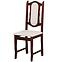 Zestaw stół i krzesła Malaga 1+6 ST11 160/80+40L orzech W2 tap.A6,6