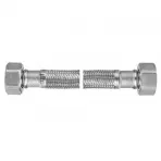 Wąż w oplocie stalowym L-60 cm 3/8” x 3/8” n-n PWS94