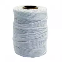 Pa-sznur pleciony 1.6 mm biały 100  metrów