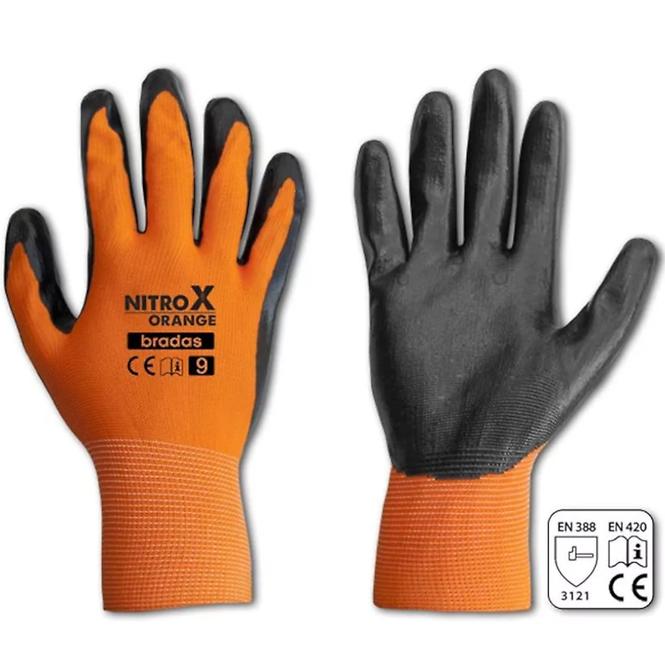 Rękawice Nitrox orange rozmiar 8 RWNO8