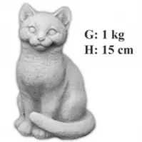Figurka siedzący kot H-15,G-1 ART-266