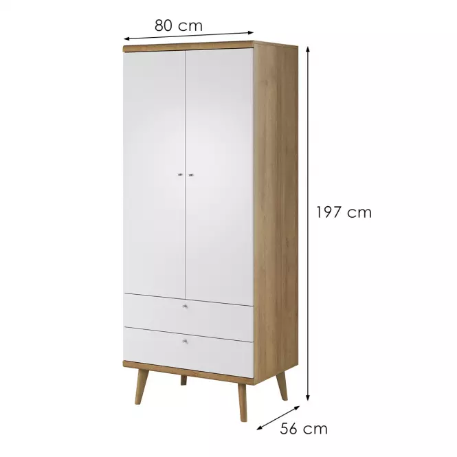 Szafa Primo PSZ80 80 cm dąb riviera,2