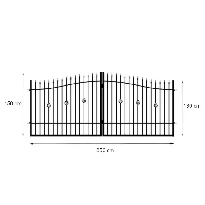 Brama Marika 3,5m /zn