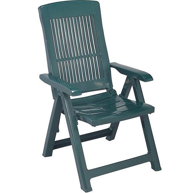 Krzesło ogrodowe plastikowe Tampa zielony