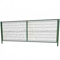 Brama 3D 400x153 cm – RAL 6005