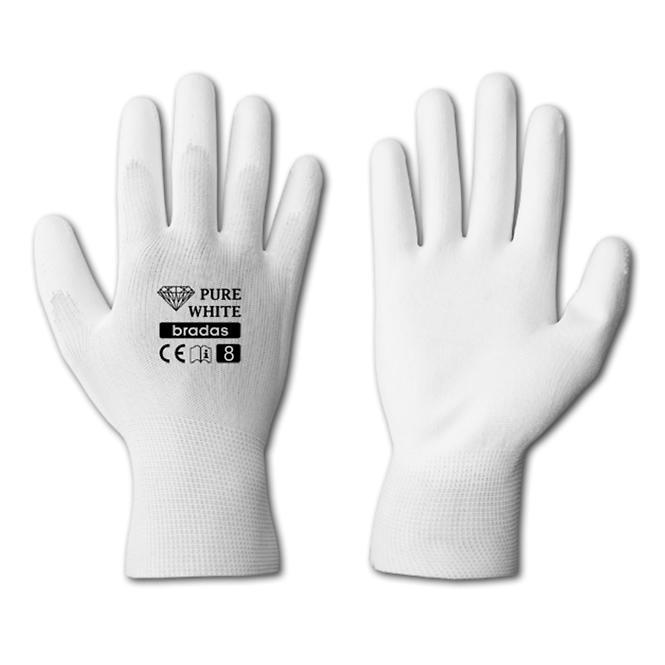 Rękawice ochronne damskie white, rozmiar 8