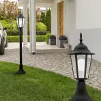 Lampa ogrodowa Liguria ALU1047P1B czarna KS1