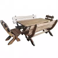 Komplet ogrodowy B115 dąb