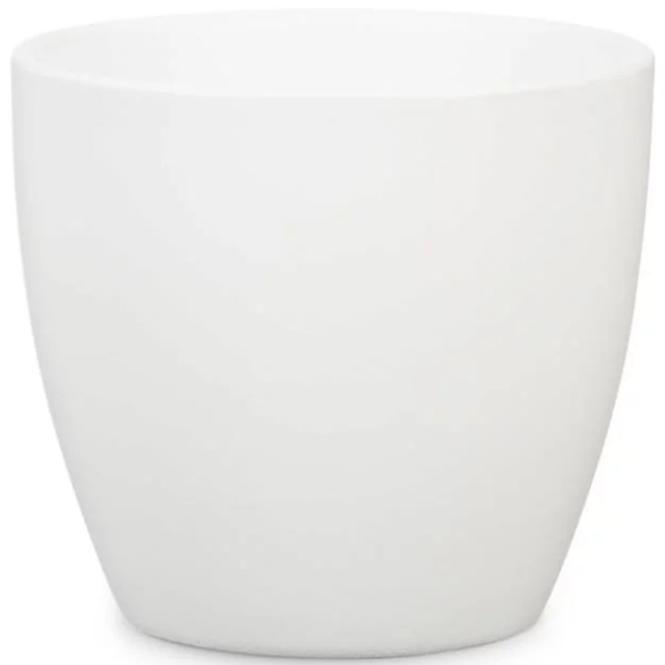Doniczka ceramiczna Alaska biała 920/33