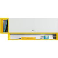 Półka Mobi MO-13 biały lux/żółty