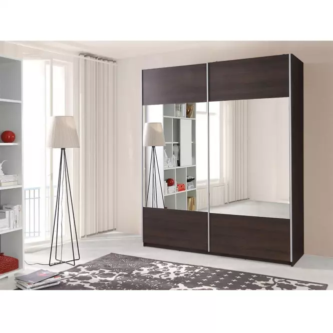 Szafa Vario z lustrem kasztan wenge 175 cm