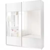 Szafa Vario z lustrem biała 175 cm