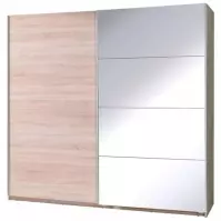Szafa Twister 3 dąb sonoma/lustro 225 cm