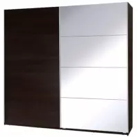 Szafa Twister 3 kasztan wenge/lustro 225 cm