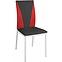 Krzesło Sofia czarno-czerwone 80028C-SQ