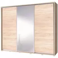 Szafa Penelopa sonoma/z lustrem 255 cm