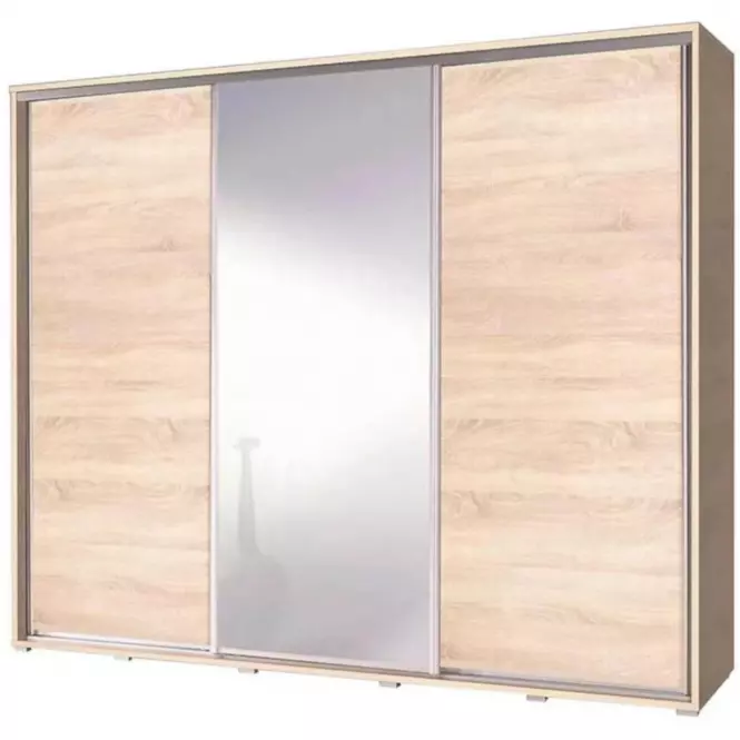 Szafa Penelopa sonoma/z lustrem 255 cm