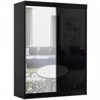 Szafa Samba 120 cm czarny połysk