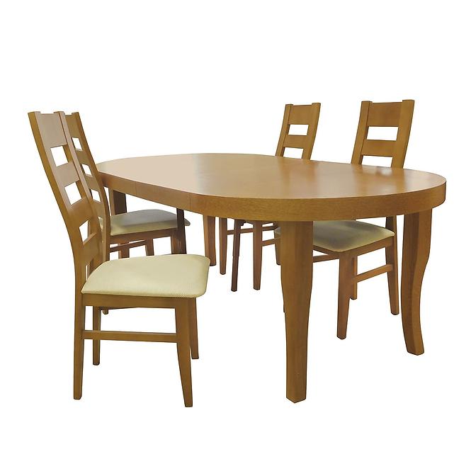 Zestaw stół i krzesła Paula2 1+4