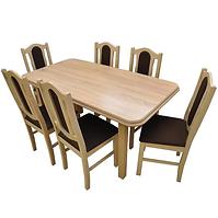 Zestaw stół i krzesła Filip 3  1+6 ST572 II KR573 sonoma luizjana 6