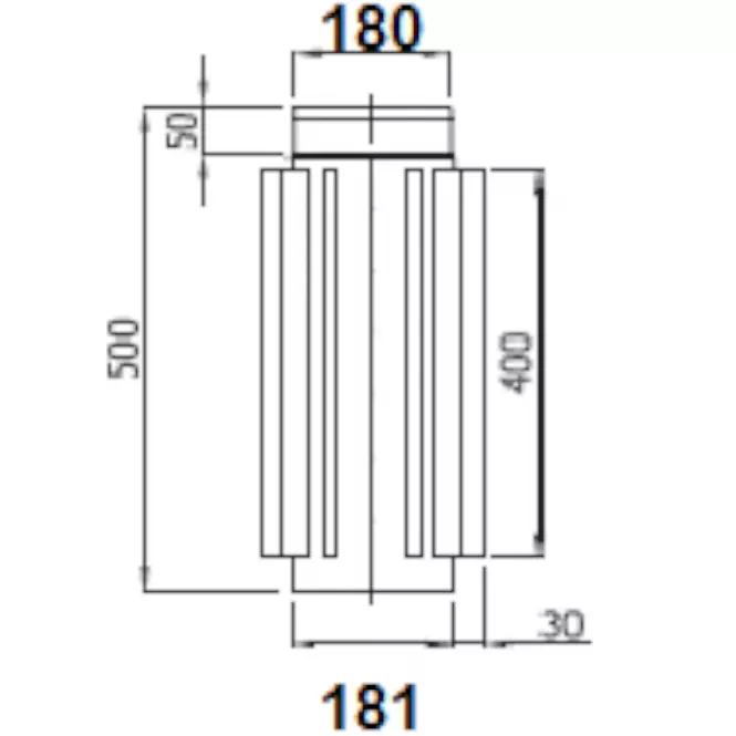 Radiator 180/50