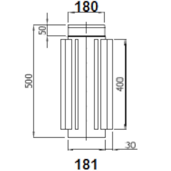 Radiator 180/50