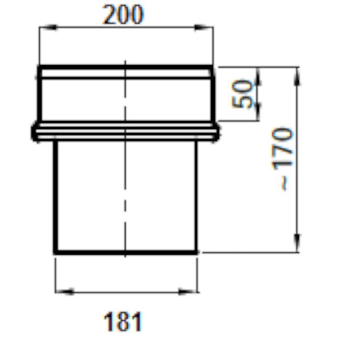 Redukcja RD200/180-CZ2