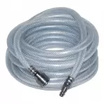 Wąż 15m powietrza zbrojony PVC 9,5x15mm szybkozłączki