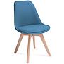 Krzesło Hugo hex niebieskie