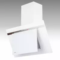 Okap WK-4 Nero 60cm biały z listwą inox