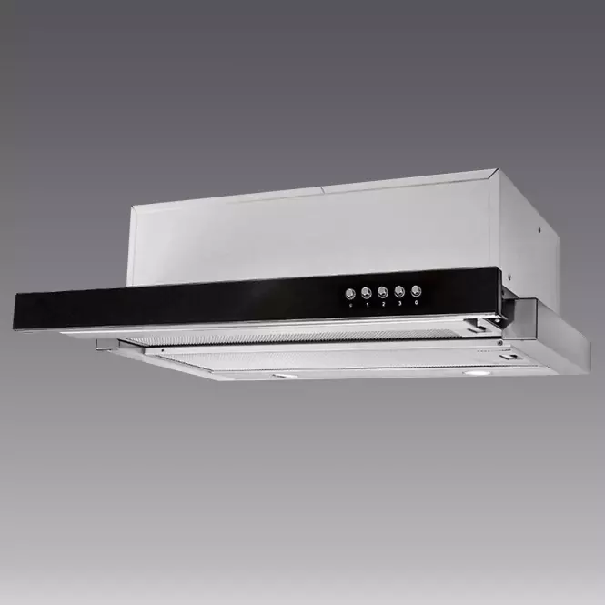 Okap WK-7 Light glass czarny