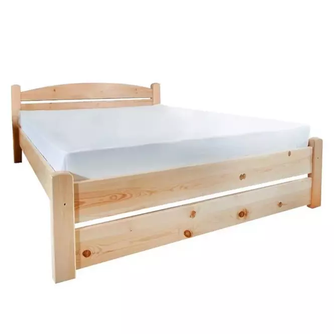 Łóżko T2 140 sosna naturalna
