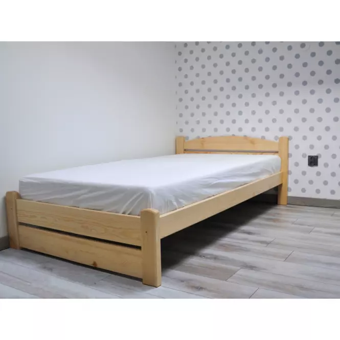 Łóżko T2 140 sosna naturalna