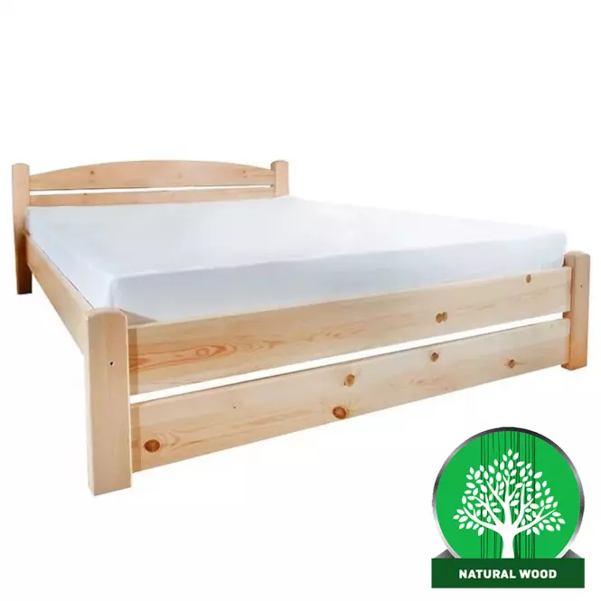 Łóżko T2 160 sosna naturalna