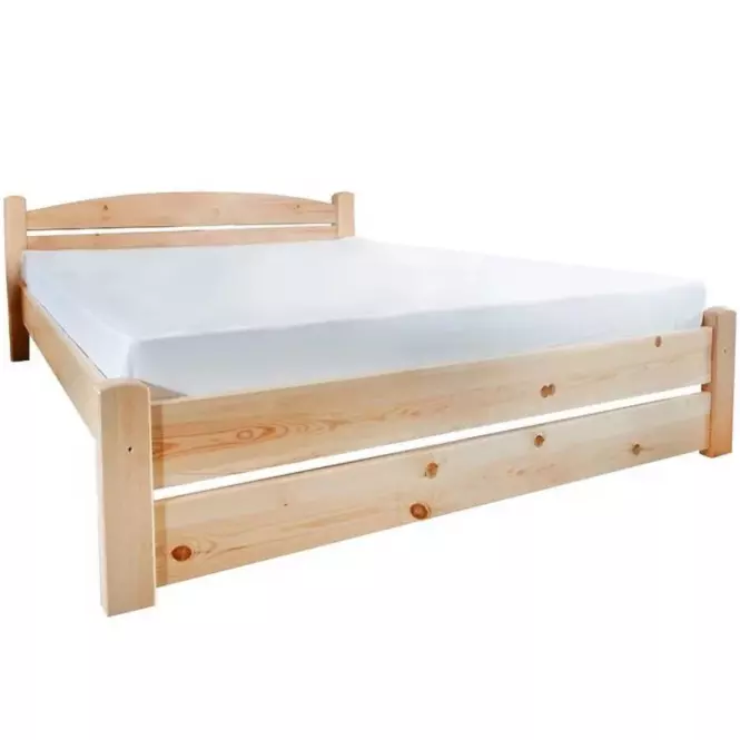 Łóżko T2 160 sosna naturalna